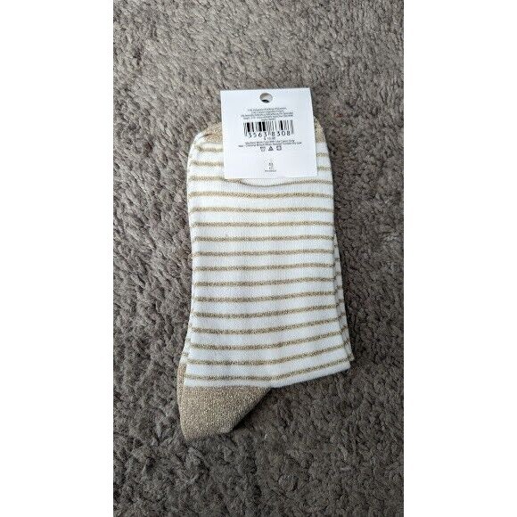 Ann Taylor LOFT - Gold Stripes- NWT - Holiday Sparkle - One Size - Picture 2 of 3